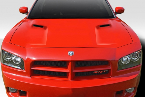 Duraflex Challenger Style Hood 06-10 Dodge Charger - Click Image to Close